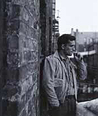 Allen Ginsberg, �Jack Kerouac, railroad brakeman�s rule-book in pocket��